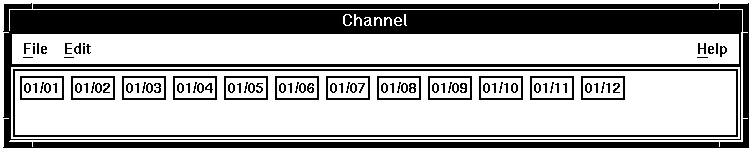 A window showing available channels.