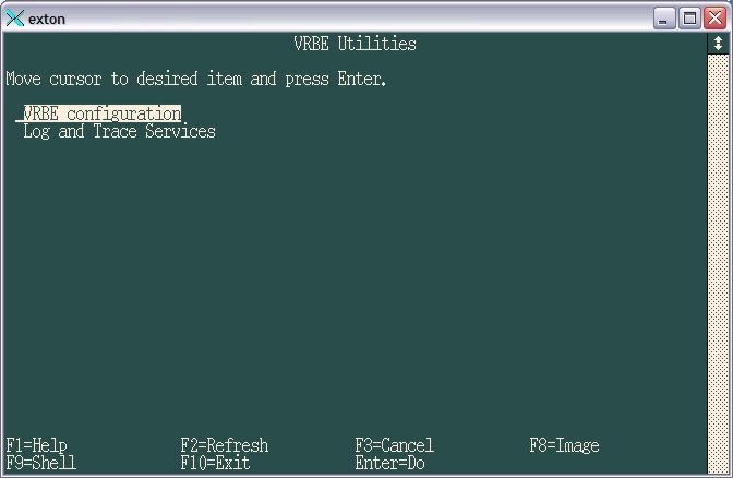 VRBE Utilities Window